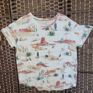 Desert Print Short Sleeve Tee